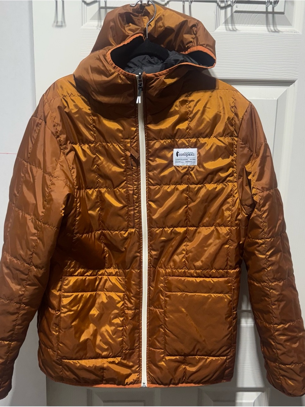 Cotopaxi Teca Calido Men's Hooded Jacket Reversible Full Zip Colorblock size L - Picture 4 of 4